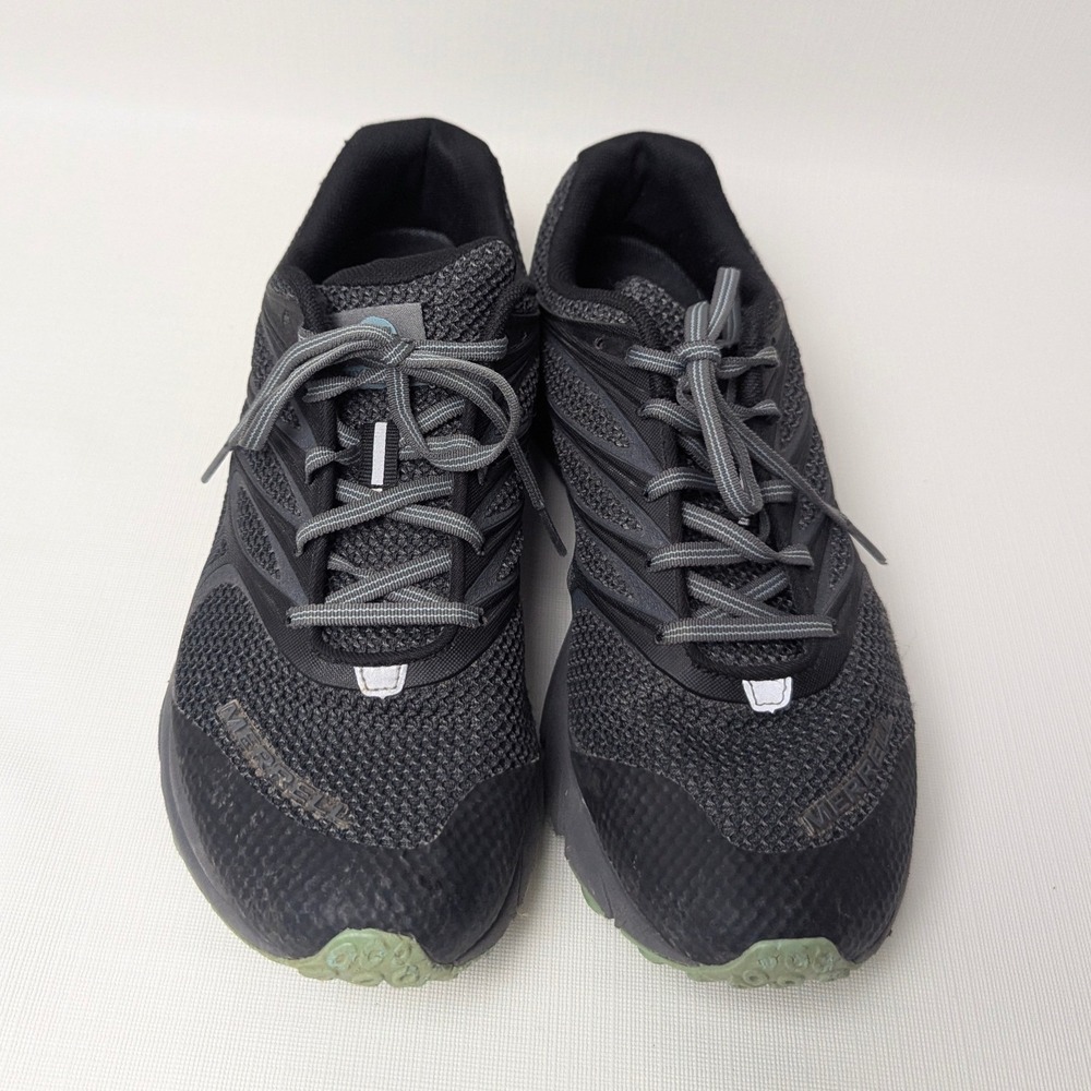 Merrell Bare Access Flex Women 8.5 Black Grey Mesh Trail Running Shoes J598192